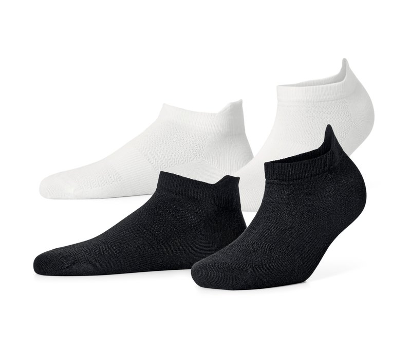 Tchibo - 2 Paar Sneaker-Sportsocken - Damen - Gr. 35-38 - schwarz