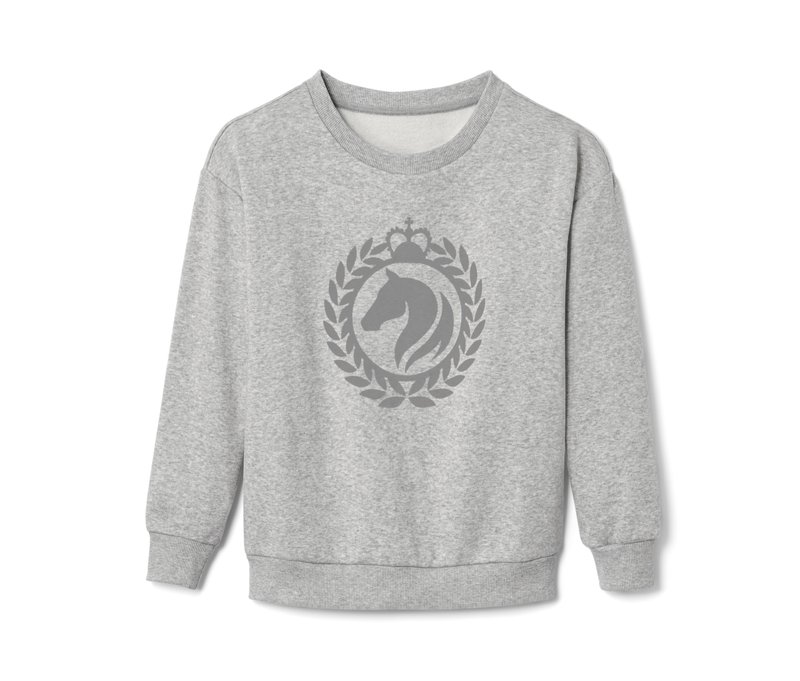 Tchibo - Kinder-Sweatshirt - Mädchen - Gr. 110/116 - grau
