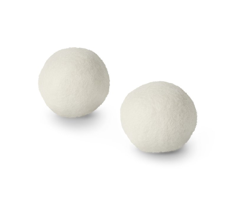 Tchibo - 2 Trocknerbälle aus Wolle - creme