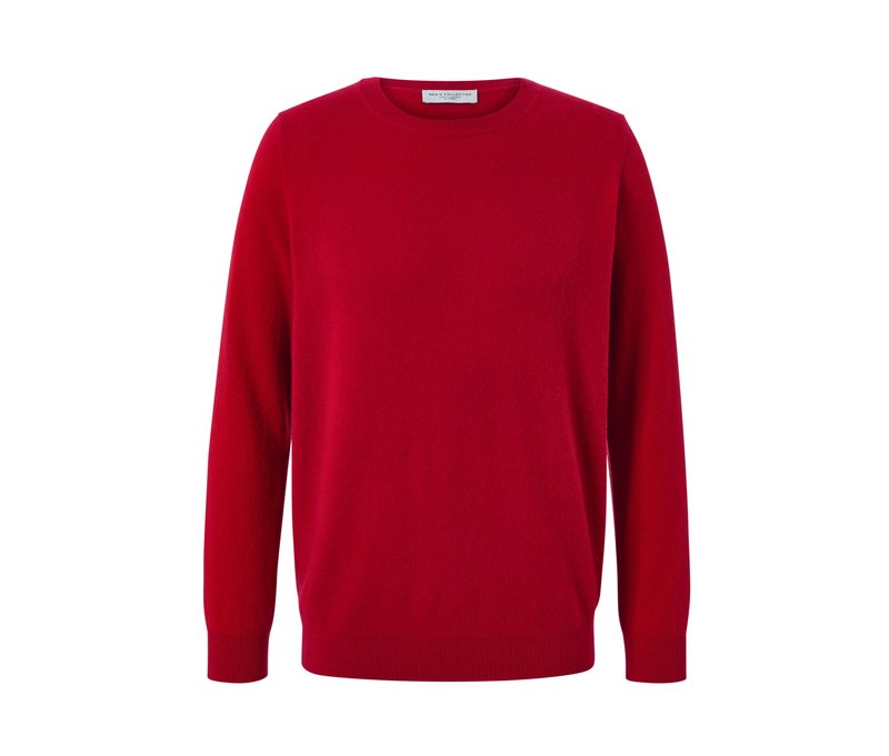 Tchibo - Cashmere-Pullover mit Rundhalsausschnitt - Herren - Gr. M - rot