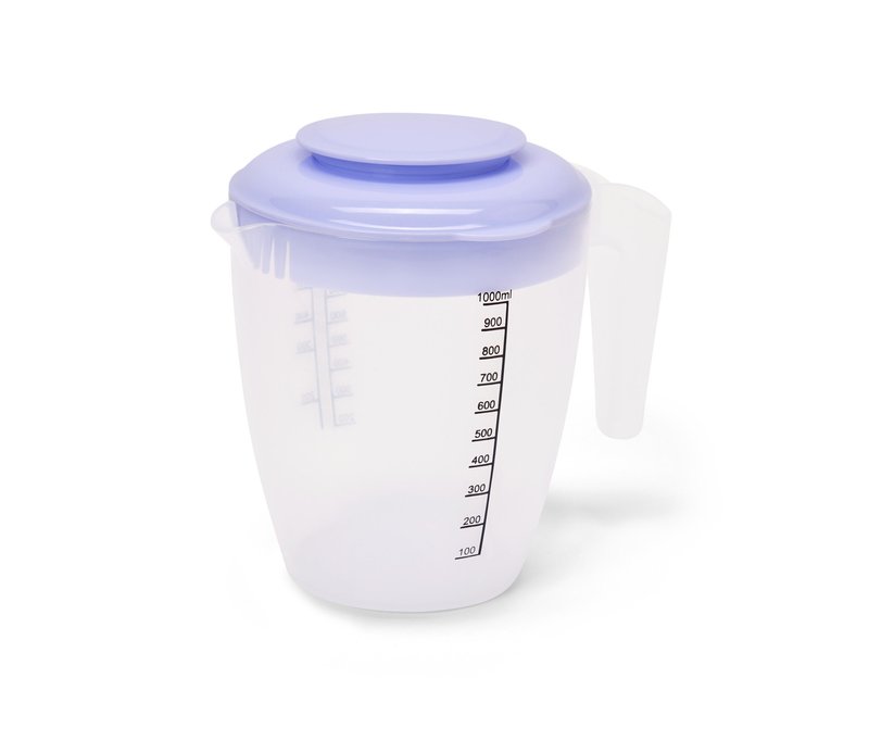 Tchibo - Rührbecher mit Deckel - lila