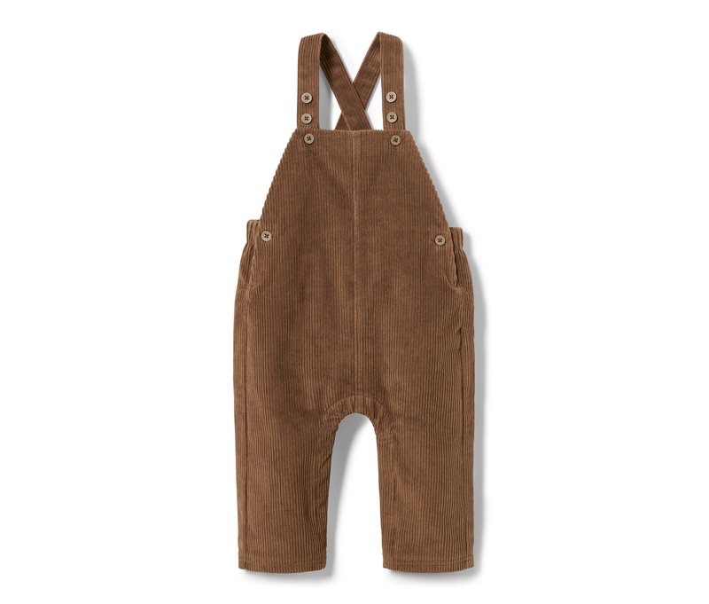 Tchibo - Cord-Latzhose - Newborn - Gr. 50/56 - braun