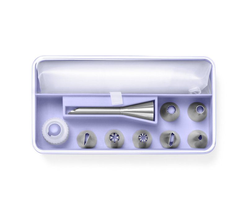 Tchibo - Spritztüllen-Set - silber