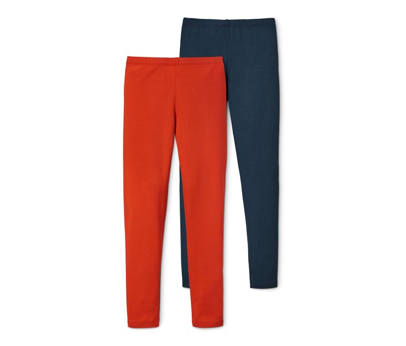 Tchibo - 2 Leggings aus Bio-Baumwolle - Herren - Gr. 110/116 - dunkelblau