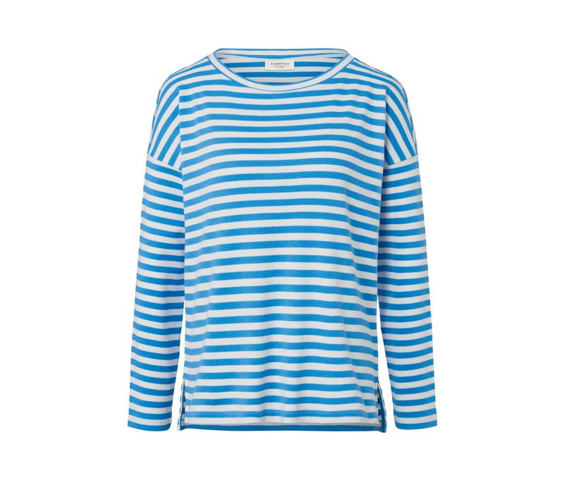 Tchibo - Gestreiftes Langarmshirt - Damen - Gr. XXL - weiß/gestreift