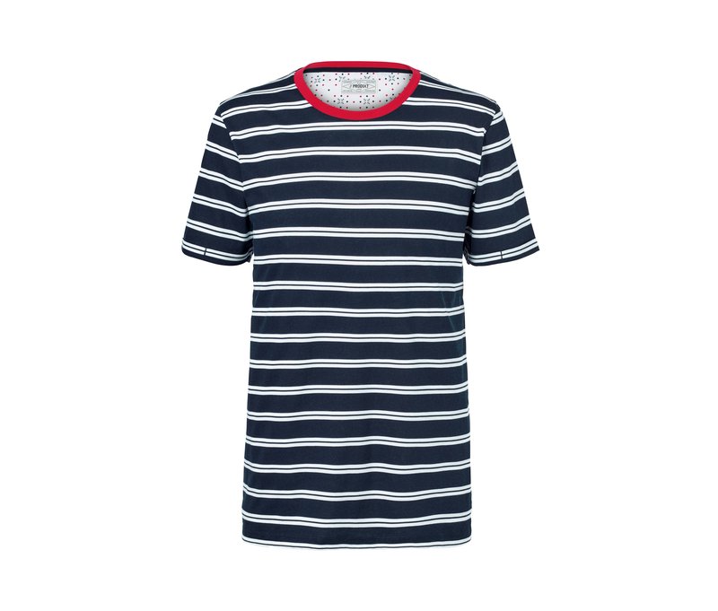 Tchibo - T-Shirt - Herren - Gr. XL - dunkelblau/gestreift