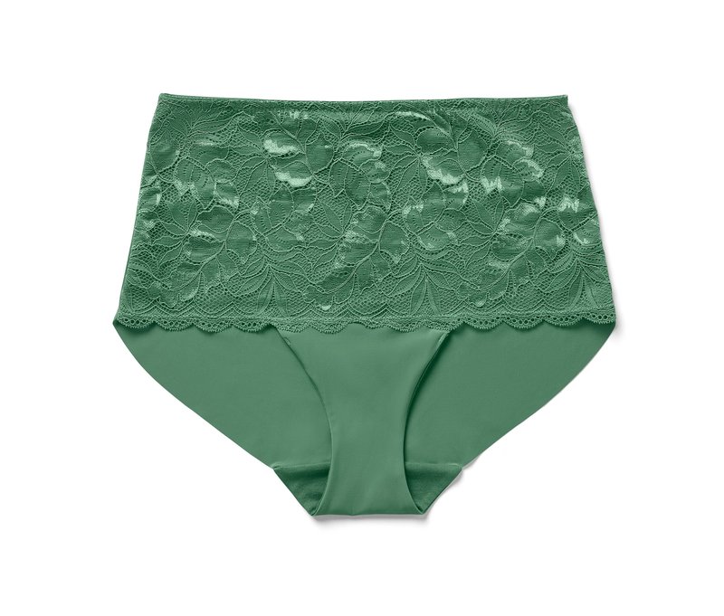 Tchibo - Highwaist-Panty »light-shaping« - Damen - Gr. L - grün