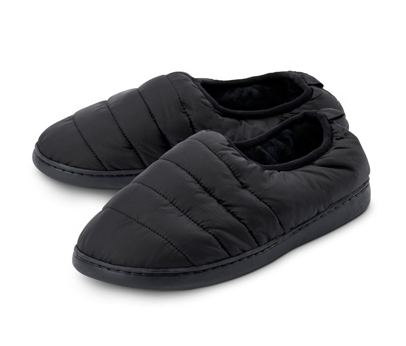 Tchibo - Stepp-Hausschuhe - Herren - Gr. 40-41 - schwarz