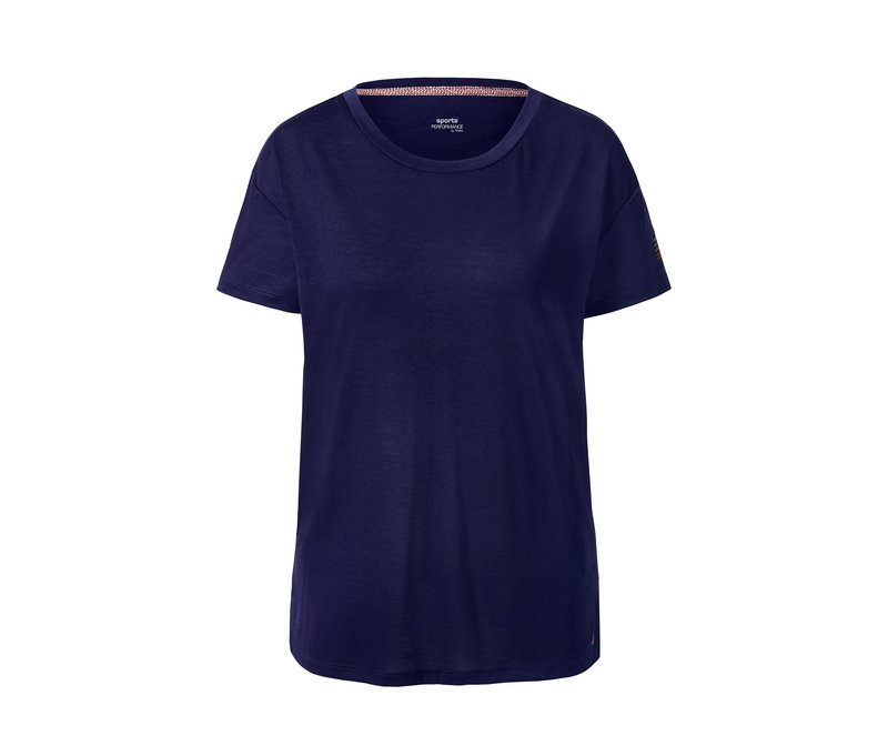 Tchibo - Oversize-Sportshirt - Damen - Gr. XL - violett