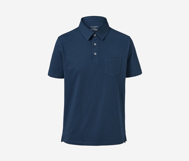 Tchibo - Jersey-Poloshirt - Herren - Gr. L - dunkelblau