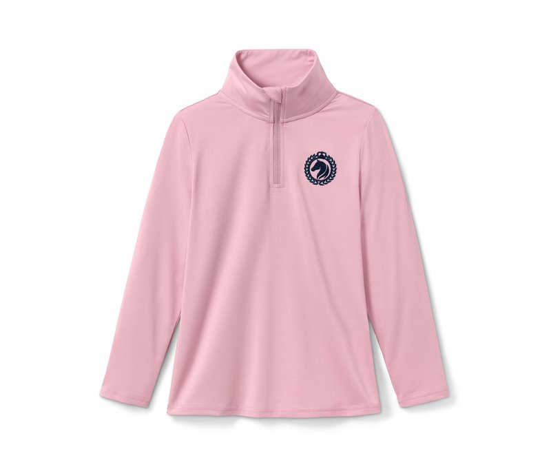 Tchibo - Langarm-Reitfunktionsshirt aus recyceltem Material - Mädchen - Gr. 158/164 - blau