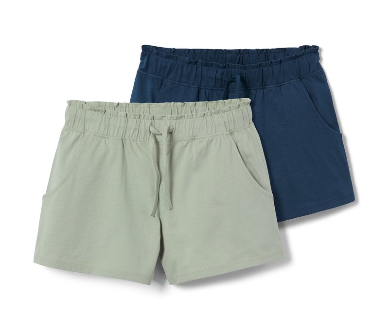 Tchibo - 2 Shorts - Mädchen - Gr. 170/176 - dunkelblau