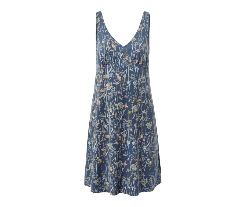 Tchibo - Web-Nachthemd - Damen - Gr. 40 - blau
