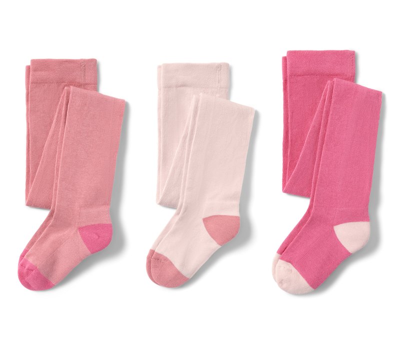 Tchibo - 3 Paar Strumpfhosen - Herren - Gr. 98/104 - rosa