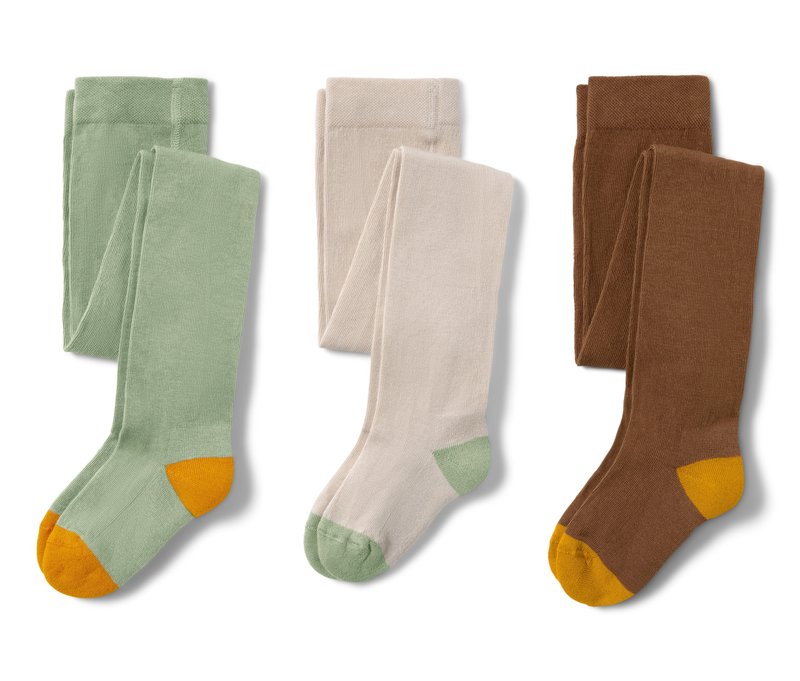 Tchibo - 3 Paar Strumpfhosen - Herren - Gr. 110/116 - weiß