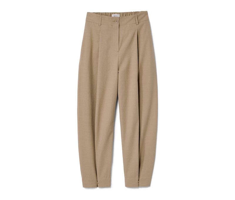 Nah/Studio Barrel-Hose - recycelte Baumwolle - Gr. 44 - braun