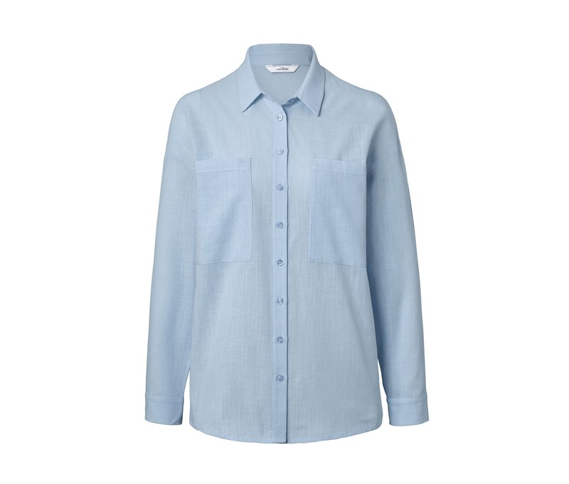 Tchibo - Hemdbluse - Damen - Gr. 40 - hellblau