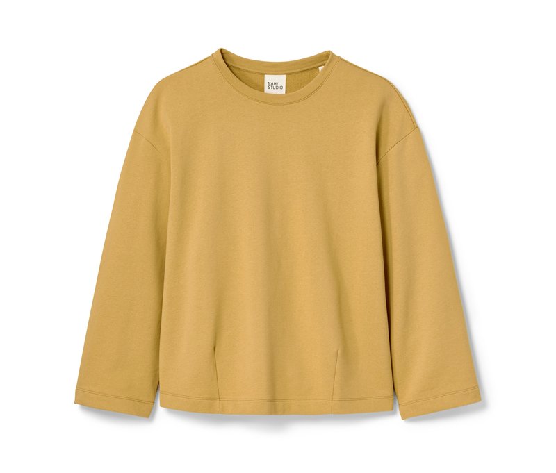 Nah/Studio Sweatshirt - Bio-Baumwolle - Gr. M - gelb