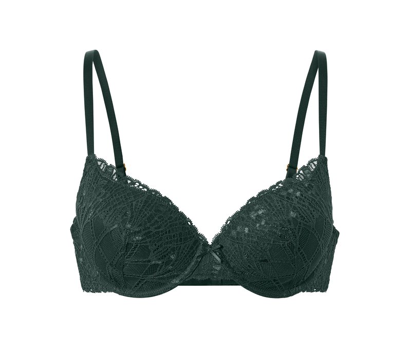 Tchibo - Schalen-BH - Damen - Gr. 75B - dunkelgrün