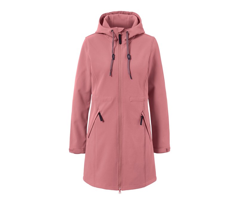 Tchibo - Softshell-Mantel - Damen - Gr. 42 - rosé