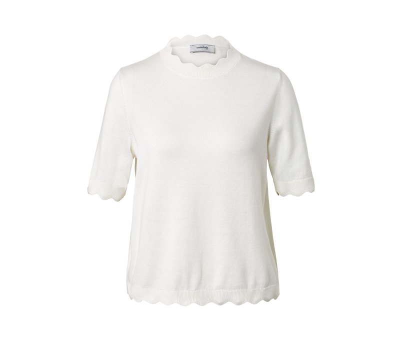 Tchibo - Feinstrick-Shirt - Damen - Gr. L - weiß