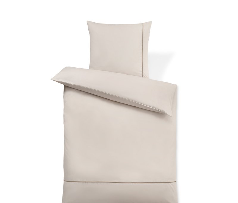 Tchibo - Premium-Satin-Bettwäsche - beige