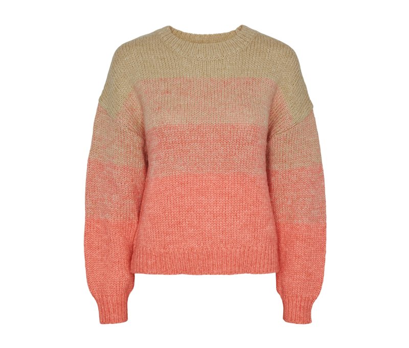 Tchibo - Grobstrick-Pullover - Damen - Gr. L - koralle