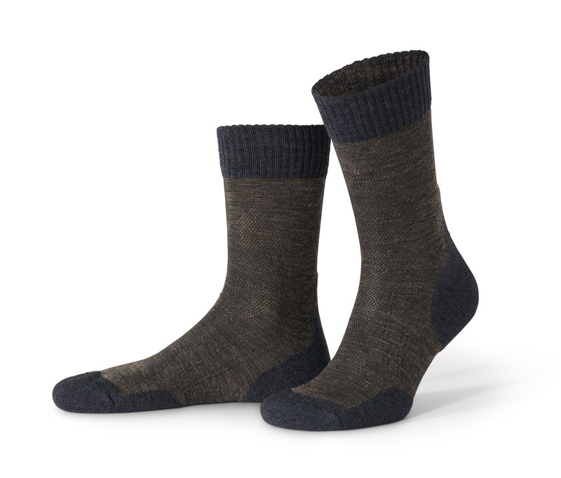Tchibo - Thermosocken mit Merinowolle - Herren - Gr. 35-38 - olivgrün