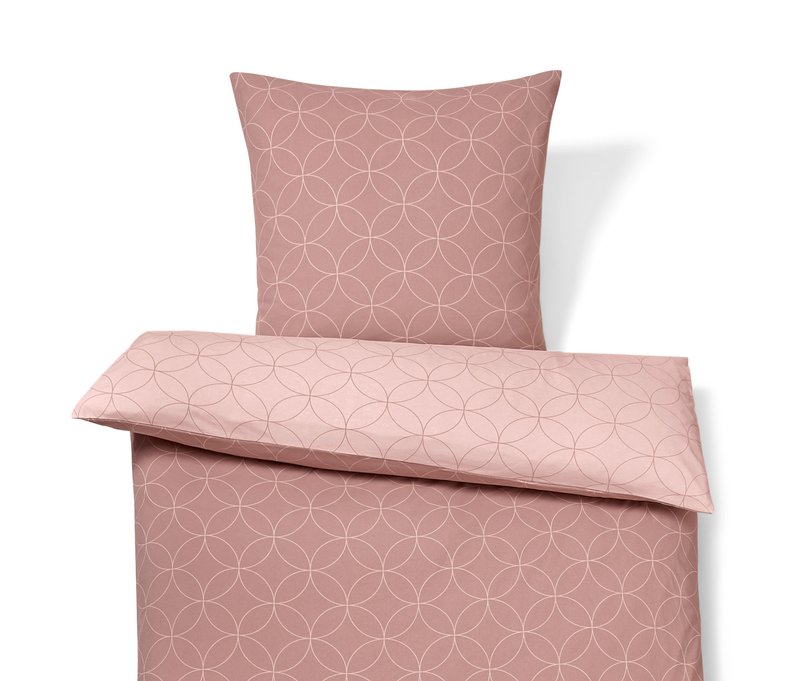 Tchibo - Winterjersey-Bettwäsche - dunkelrosa