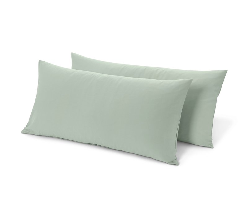 Tchibo - 2 Renforcé-Kopfkissenbezüge - Mint