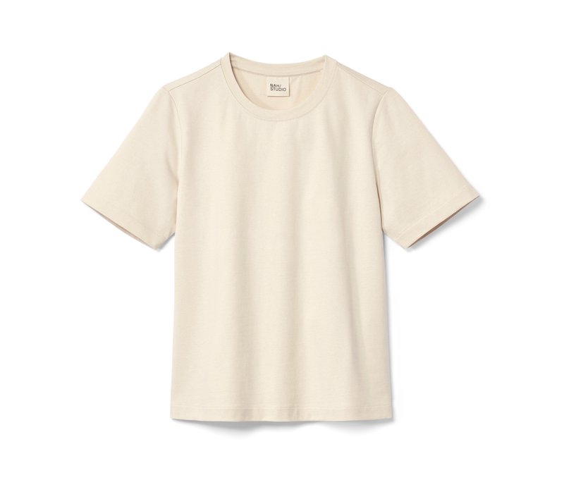 Nah/Studio Heavy Weight Shirt - nachhaltige Baumwolle - Gr. S - ungefärbt
