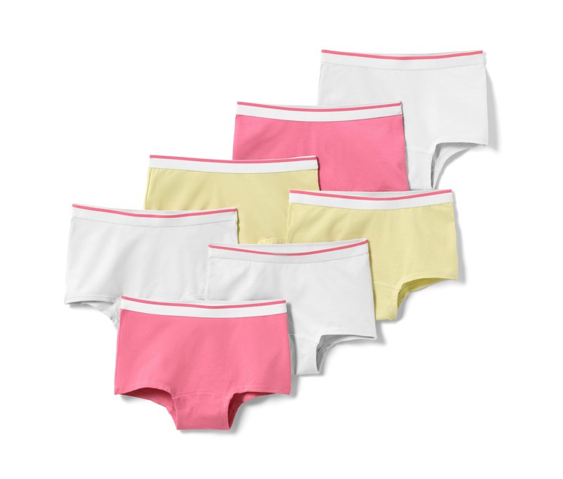 Tchibo - 7 Mädchen-Pantys - Mädchen - Gr. 146/152 - hellgrün