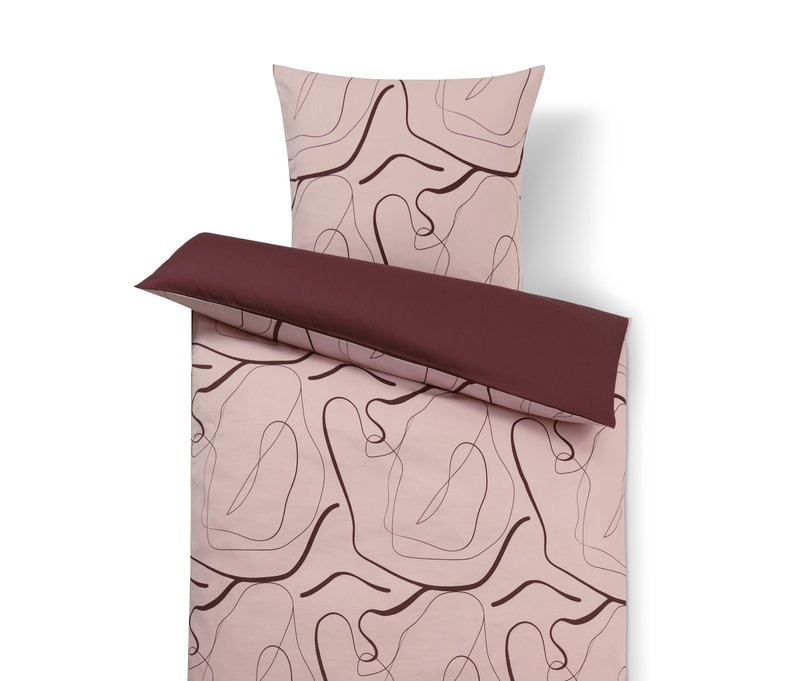 Tencel™-Baumwoll-Bettwäsche - rosa