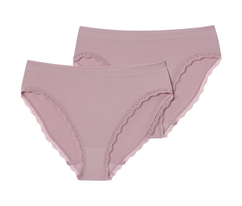 Tchibo - 2 Seamless-Pantys - Damen - Gr. S - rosé