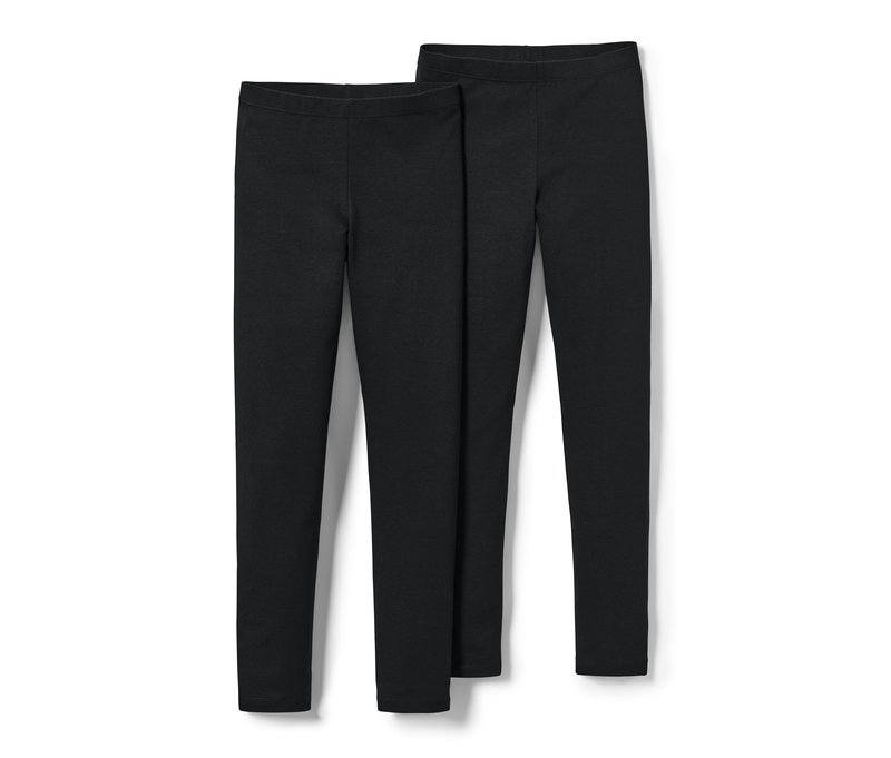 Tchibo - 2 Kinder-Leggings - Mädchen - Gr. 158/164 - schwarz