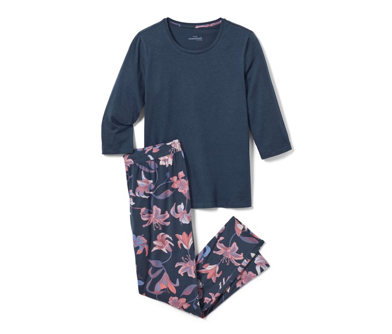Tchibo - Pyjama - Damen - Gr. XXL - blau