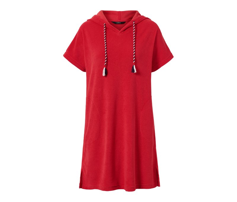 Tchibo - Frottee-Strandkleid - Damen - Gr. M - rot