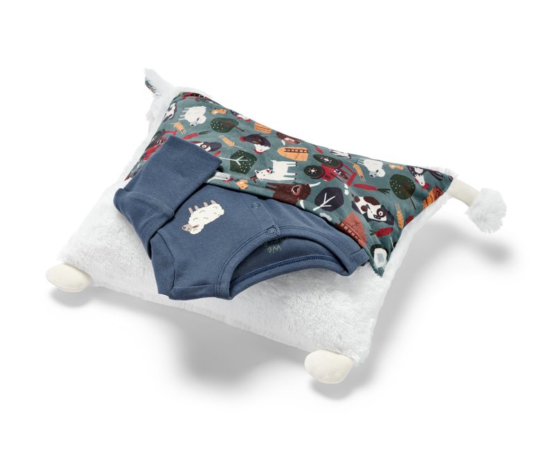 Tchibo - Kuschelkissen »Schaf« mit Pyjamafach - weiß