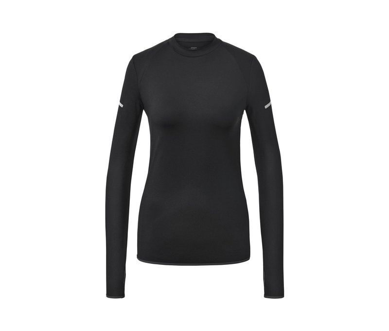 Tchibo - Langarm-Funktionsshirt - Damen - Gr. M - schwarz