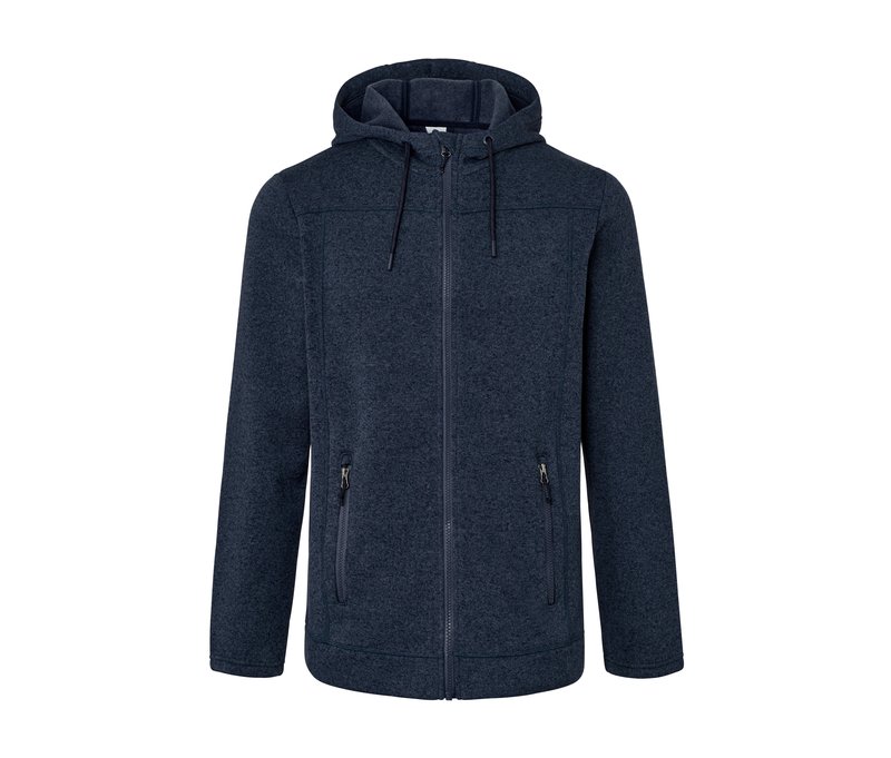 Tchibo - Strickfleece-Jacke - Herren - Gr. M - blau