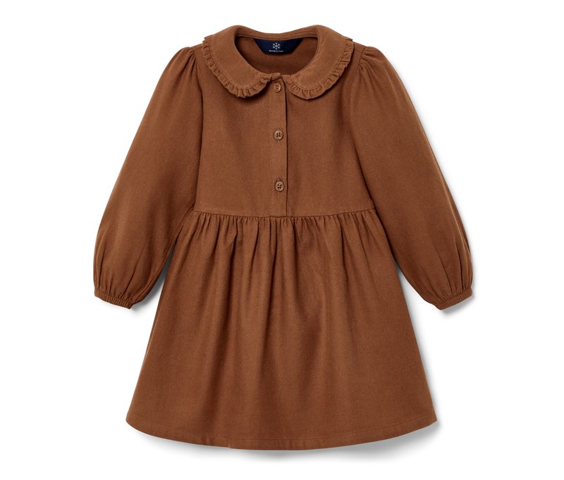 Tchibo - Kleinkind Webkleid - Mädchen - Gr. 98/104 - cognac