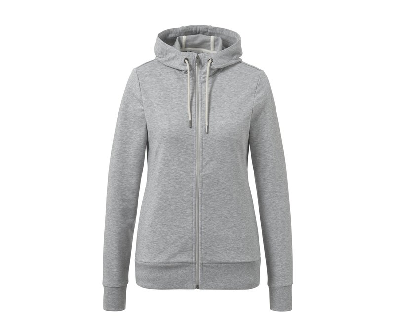 Tchibo - Sweatjacke - Damen - Gr. S - hellgrau
