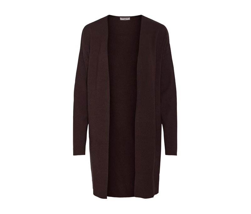 Tchibo - Offener Cardigan - Damen - Gr. M - braun