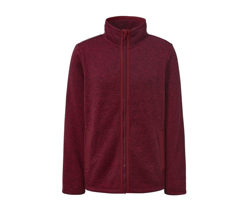 Tchibo - Strickfleece-Jacke - Herren - Gr. L - bordeaux