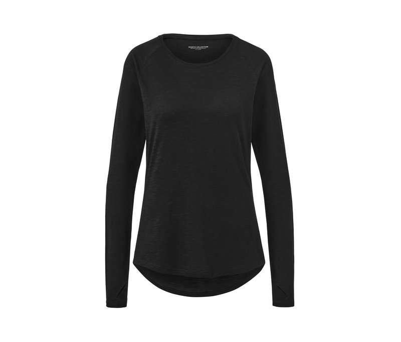 Tchibo - Langarm-Sportshirt - Damen - Gr. XXL - schwarz