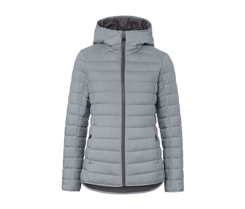 Tchibo - Wasserdichte Wende-Steppjacke - Damen - Gr. M - dunkelgrau