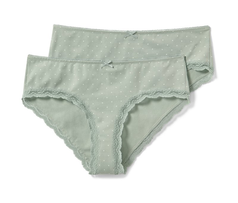 Tchibo - 2 Hipster - Damen - Gr. M - weiß