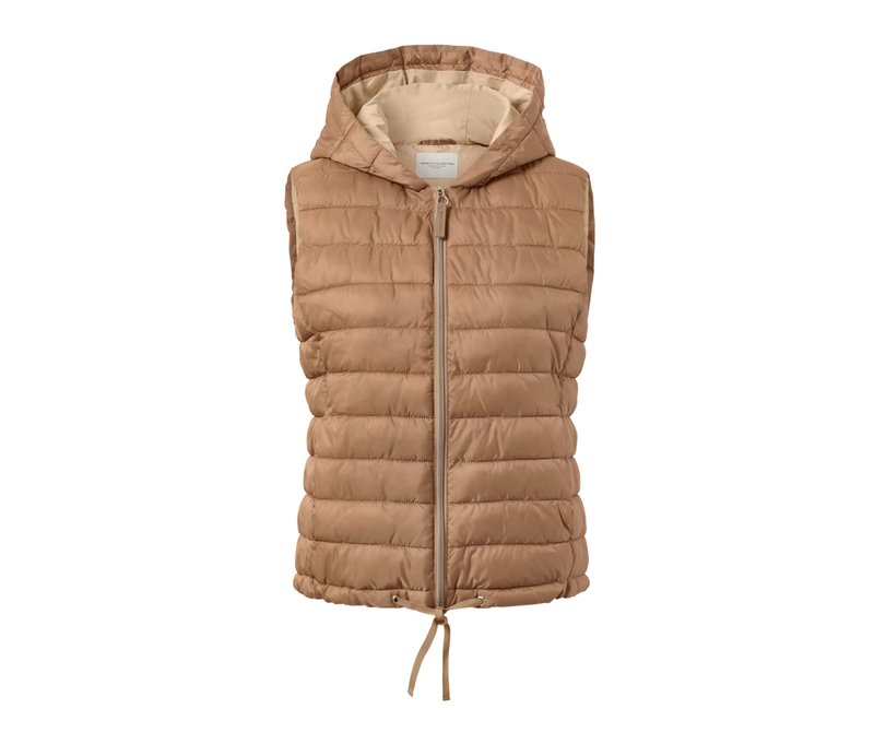 Tchibo - Steppweste mit Kapuze - Damen - Gr. 38 - creme