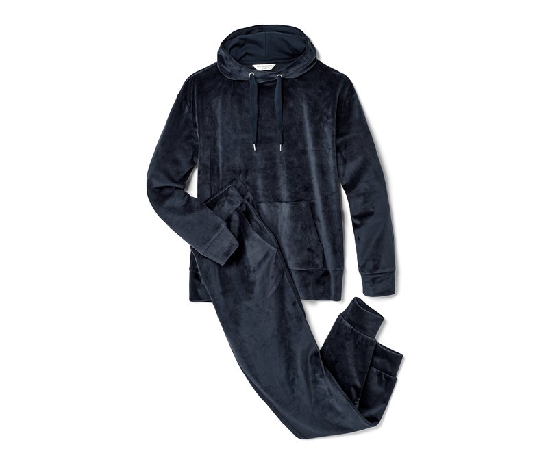 Tchibo - Nicki-Hausanzug - Damen - Gr. S - dunkelblau