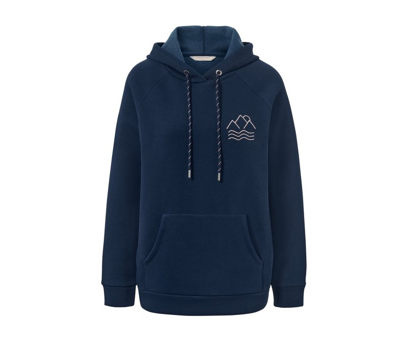 Tchibo - Kapuzensweatshirt - Damen - Gr. M - dunkelblau